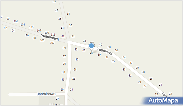 Tomaszowice, Topolowa, 41, mapa Tomaszowice