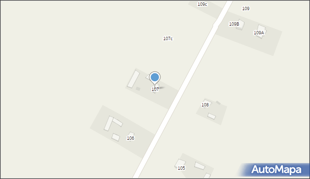 Tomaszowice-Kolonia, Tomaszowice-Kolonia, 107, mapa Tomaszowice-Kolonia
