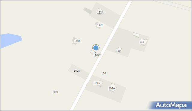 Tomaszowice-Kolonia, Tomaszowice-Kolonia, 110a, mapa Tomaszowice-Kolonia