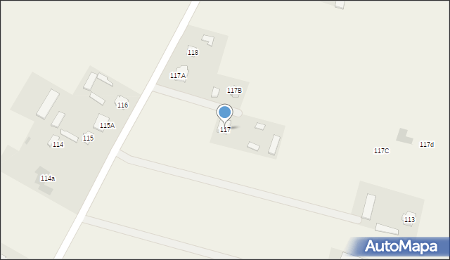 Tomaszowice-Kolonia, Tomaszowice-Kolonia, 117, mapa Tomaszowice-Kolonia
