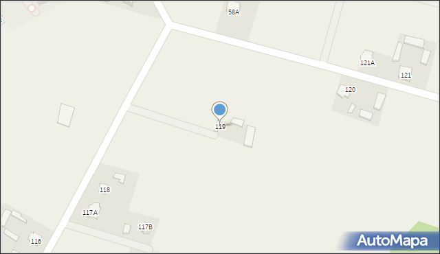 Tomaszowice-Kolonia, Tomaszowice-Kolonia, 119, mapa Tomaszowice-Kolonia