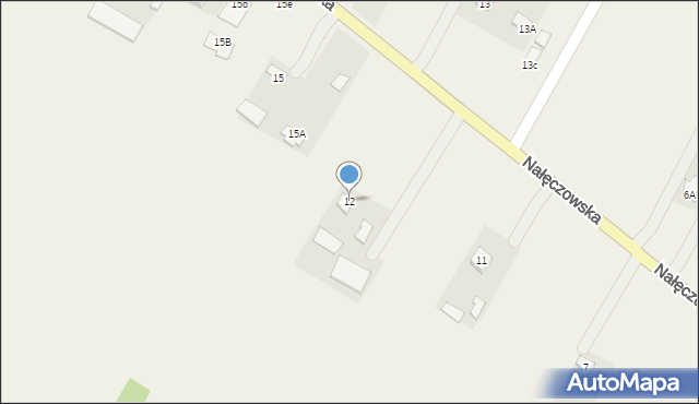 Tomaszowice-Kolonia, Tomaszowice-Kolonia, 12, mapa Tomaszowice-Kolonia