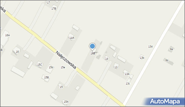 Tomaszowice-Kolonia, Tomaszowice-Kolonia, 14B, mapa Tomaszowice-Kolonia