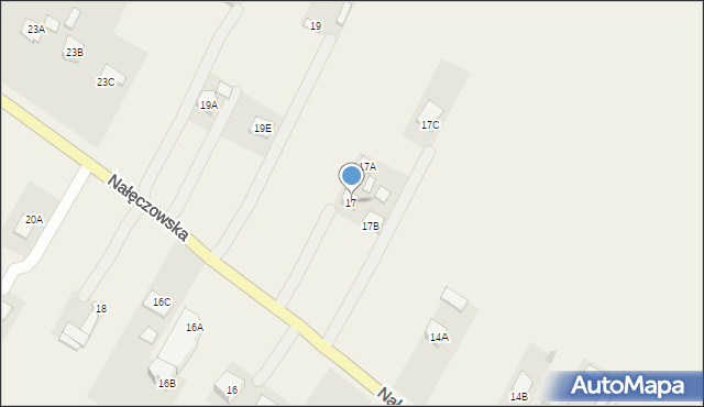 Tomaszowice-Kolonia, Tomaszowice-Kolonia, 17, mapa Tomaszowice-Kolonia