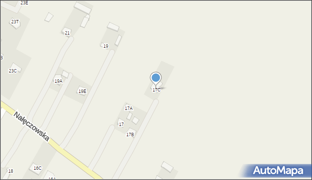 Tomaszowice-Kolonia, Tomaszowice-Kolonia, 17C, mapa Tomaszowice-Kolonia