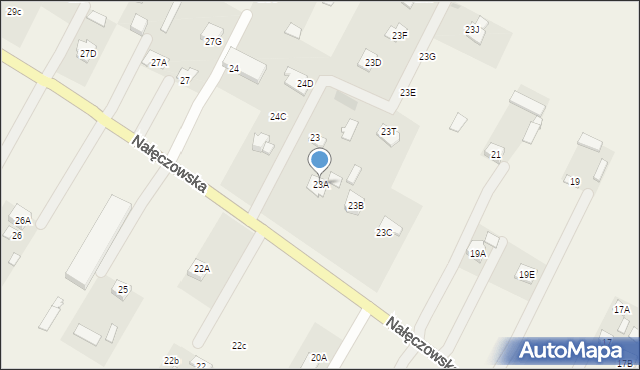 Tomaszowice-Kolonia, Tomaszowice-Kolonia, 23A, mapa Tomaszowice-Kolonia