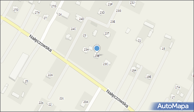Tomaszowice-Kolonia, Tomaszowice-Kolonia, 23B, mapa Tomaszowice-Kolonia