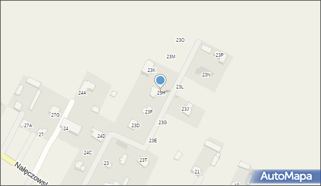 Tomaszowice-Kolonia, Tomaszowice-Kolonia, 23H, mapa Tomaszowice-Kolonia