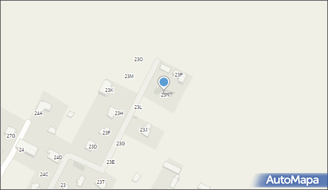 Tomaszowice-Kolonia, Tomaszowice-Kolonia, 23N, mapa Tomaszowice-Kolonia