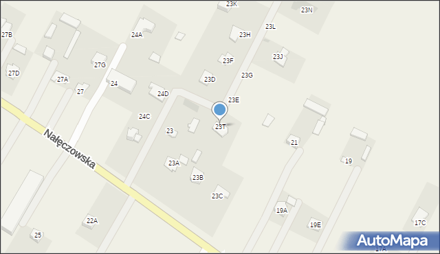Tomaszowice-Kolonia, Tomaszowice-Kolonia, 23T, mapa Tomaszowice-Kolonia