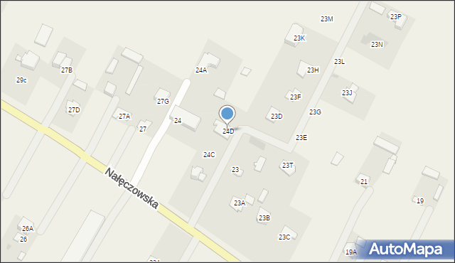 Tomaszowice-Kolonia, Tomaszowice-Kolonia, 24D, mapa Tomaszowice-Kolonia