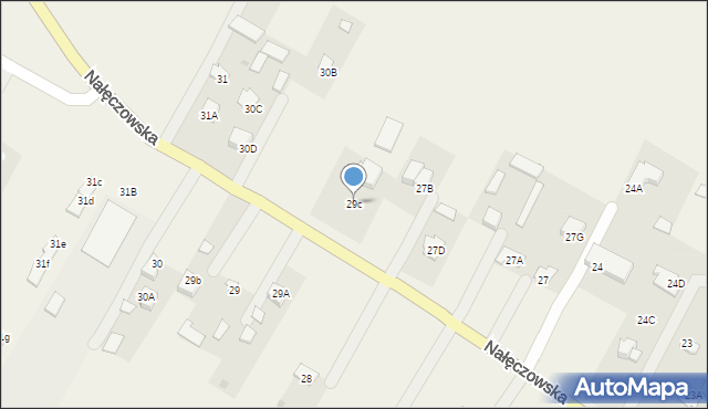 Tomaszowice-Kolonia, Tomaszowice-Kolonia, 29c, mapa Tomaszowice-Kolonia