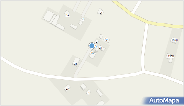 Tomaszowice-Kolonia, Tomaszowice-Kolonia, 2A, mapa Tomaszowice-Kolonia