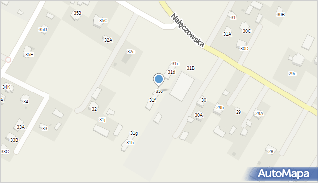 Tomaszowice-Kolonia, Tomaszowice-Kolonia, 31e, mapa Tomaszowice-Kolonia