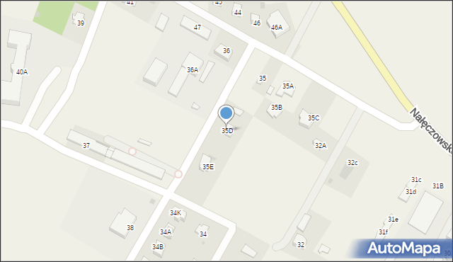 Tomaszowice-Kolonia, Tomaszowice-Kolonia, 35D, mapa Tomaszowice-Kolonia