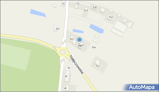 Tomaszowice-Kolonia, Tomaszowice-Kolonia, 50B, mapa Tomaszowice-Kolonia