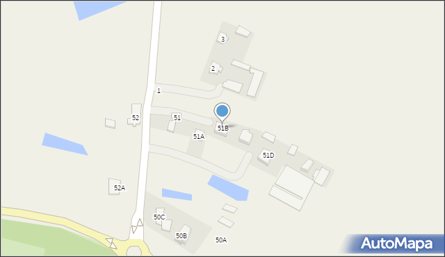 Tomaszowice-Kolonia, Tomaszowice-Kolonia, 51B, mapa Tomaszowice-Kolonia