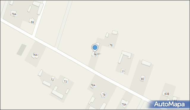 Tomaszowice-Kolonia, Tomaszowice-Kolonia, 75, mapa Tomaszowice-Kolonia