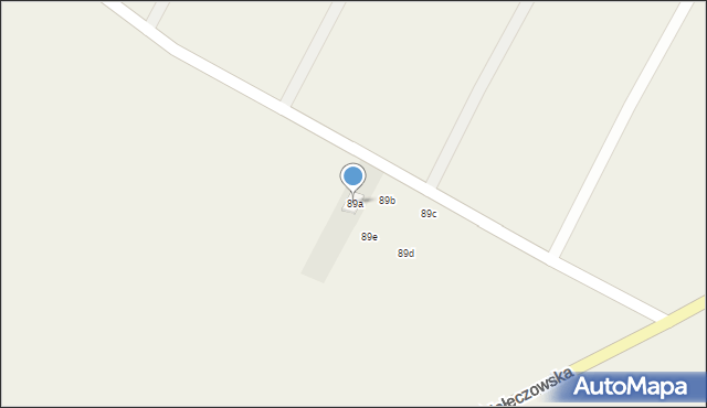 Tomaszowice-Kolonia, Tomaszowice-Kolonia, 89a, mapa Tomaszowice-Kolonia