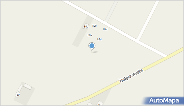 Tomaszowice-Kolonia, Tomaszowice-Kolonia, 89g, mapa Tomaszowice-Kolonia
