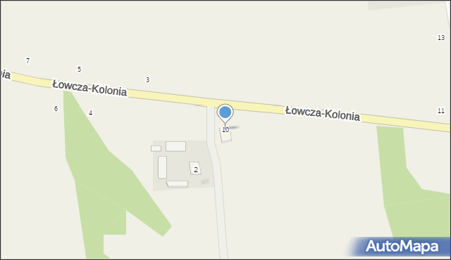 Tomaszówka, Tomaszówka, 10, mapa Tomaszówka