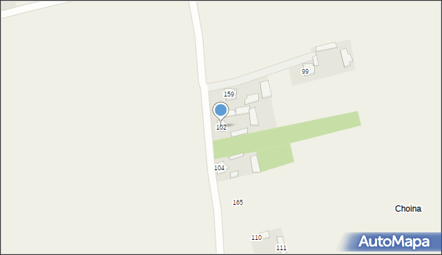 Tomaszówka, Tomaszówka, 102, mapa Tomaszówka