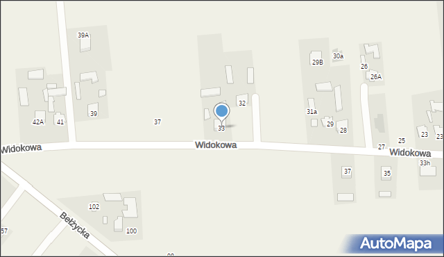 Tomaszówka, Tomaszówka, 33, mapa Tomaszówka