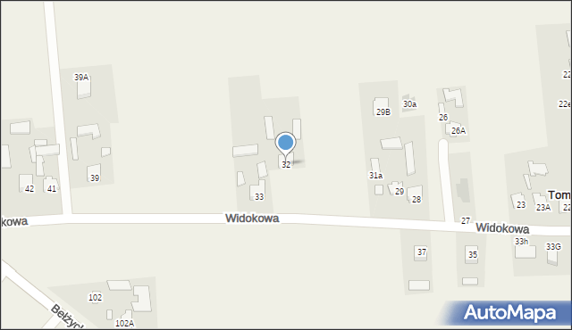 Tomaszówka, Tomaszówka, 34, mapa Tomaszówka