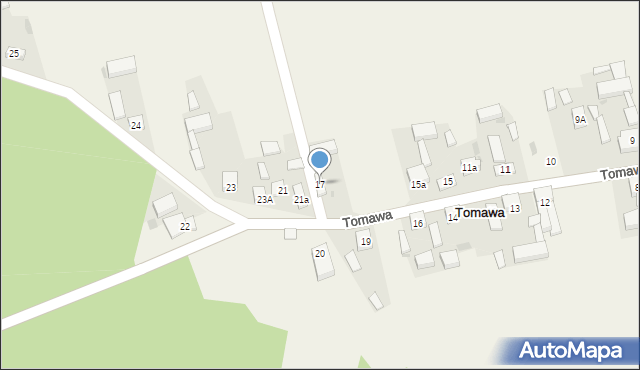 Tomawa, Tomawa, 17, mapa Tomawa