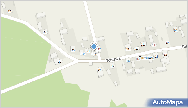 Tomawa, Tomawa, 21a, mapa Tomawa