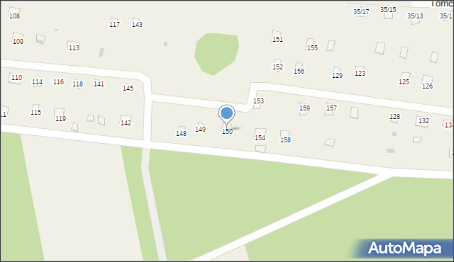 Tomczyce, Tomczyce, 150, mapa Tomczyce