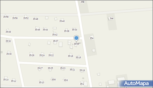 Tomczyce, Tomczyce, 35/33, mapa Tomczyce