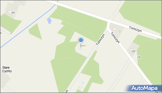 Tomczyn, Tomczyn, 17, mapa Tomczyn