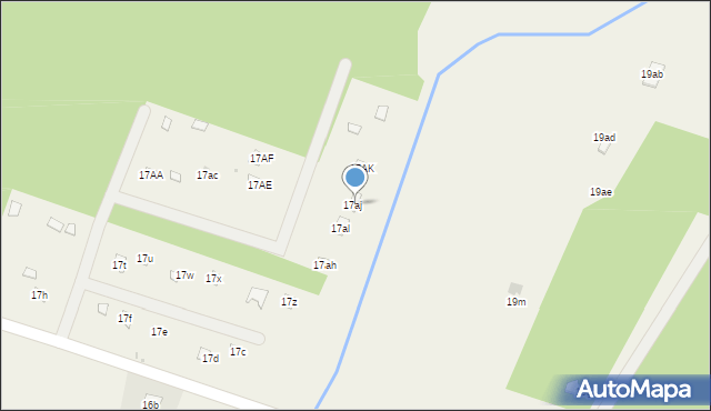 Tomczyn, Tomczyn, 17aj, mapa Tomczyn