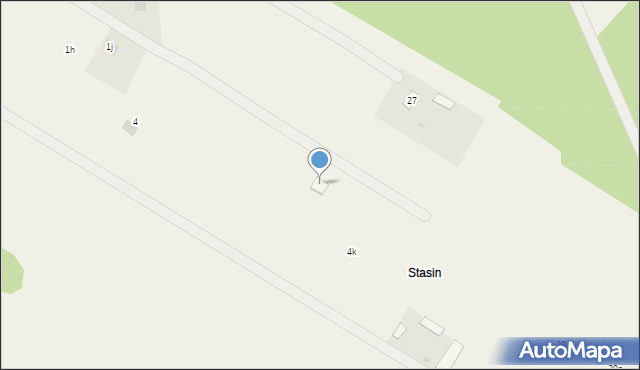 Tomczyn, Tomczyn, 1p, mapa Tomczyn