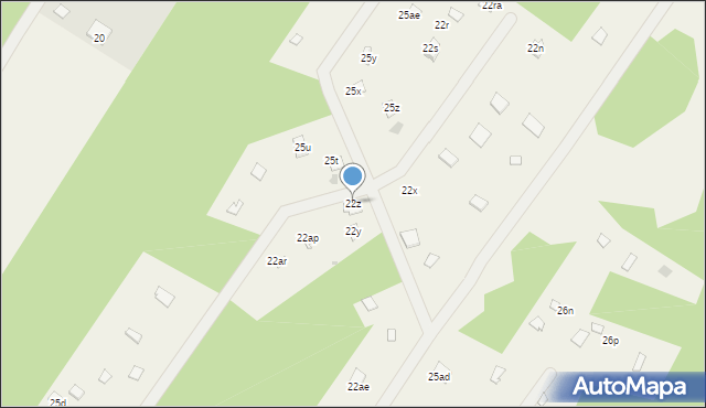 Tomczyn, Tomczyn, 22z, mapa Tomczyn