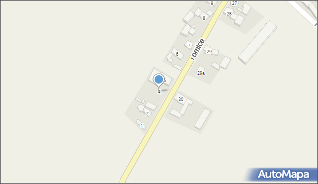Tomice, Tomice, 4, mapa Tomice