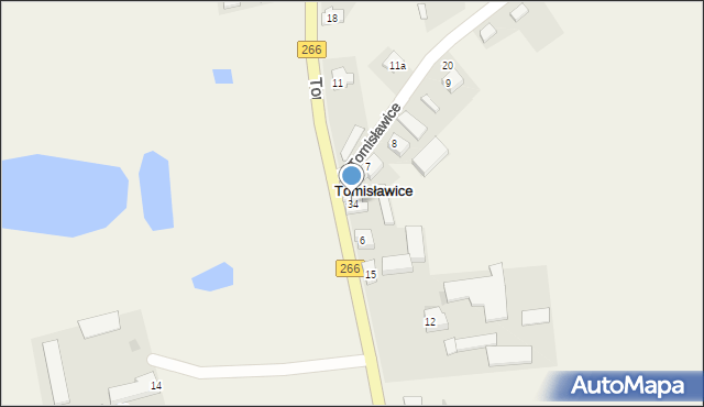 Tomisławice, Tomisławice, 34, mapa Tomisławice