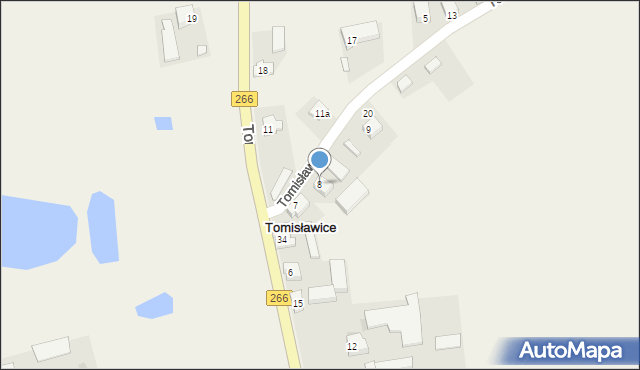 Tomisławice, Tomisławice, 8, mapa Tomisławice