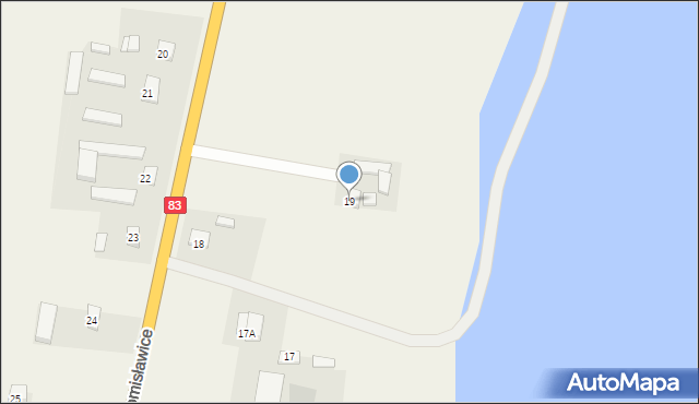 Tomisławice, Tomisławice, 19, mapa Tomisławice