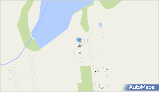 Tomiszewo, Tomiszewo, 45b, mapa Tomiszewo