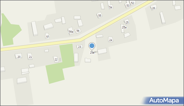 Tomiszowice, Tomiszowice, 23a, mapa Tomiszowice