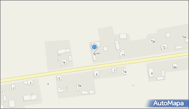 Tomiszowice, Tomiszowice, 74, mapa Tomiszowice