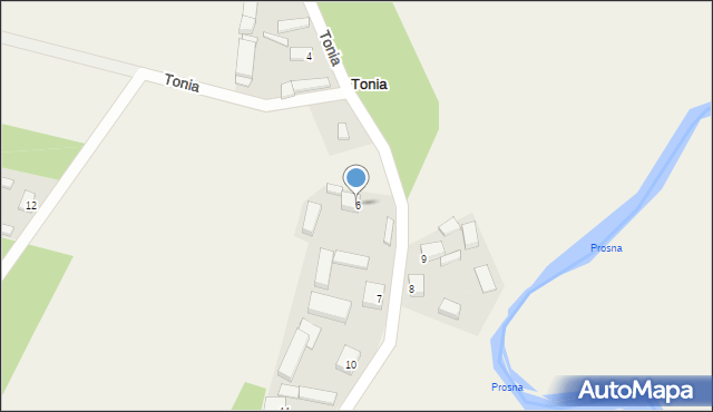 Tonia, Tonia, 6, mapa Tonia