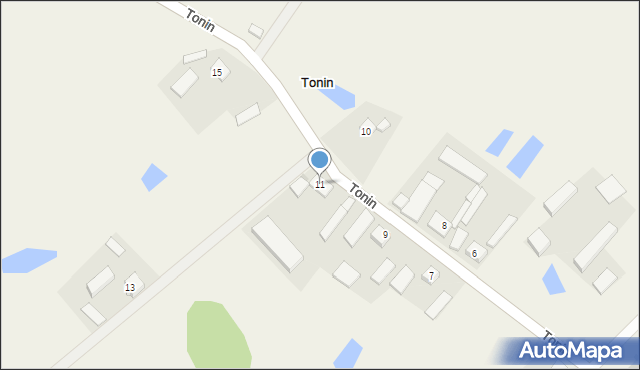 Tonin, Tonin, 11, mapa Tonin