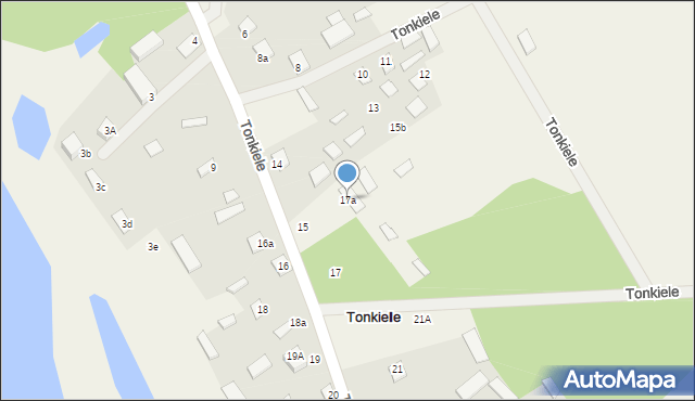 Tonkiele, Tonkiele, 17a, mapa Tonkiele