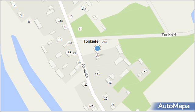 Tonkiele, Tonkiele, 21, mapa Tonkiele