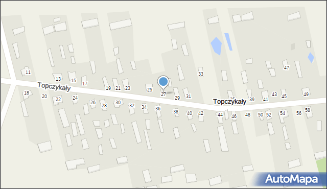 Topczykały, Topczykały, 27, mapa Topczykały