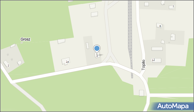 Topiło, Topiło, 2, mapa Topiło