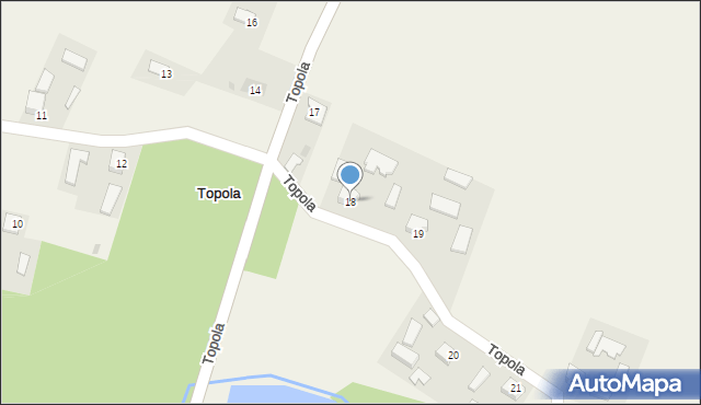 Topola, Topola, 18, mapa Topola